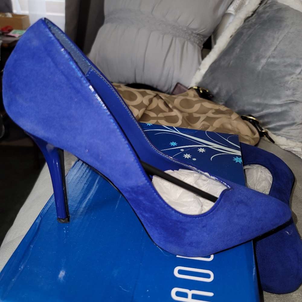 Blue High Heels - Picture 7 of 8